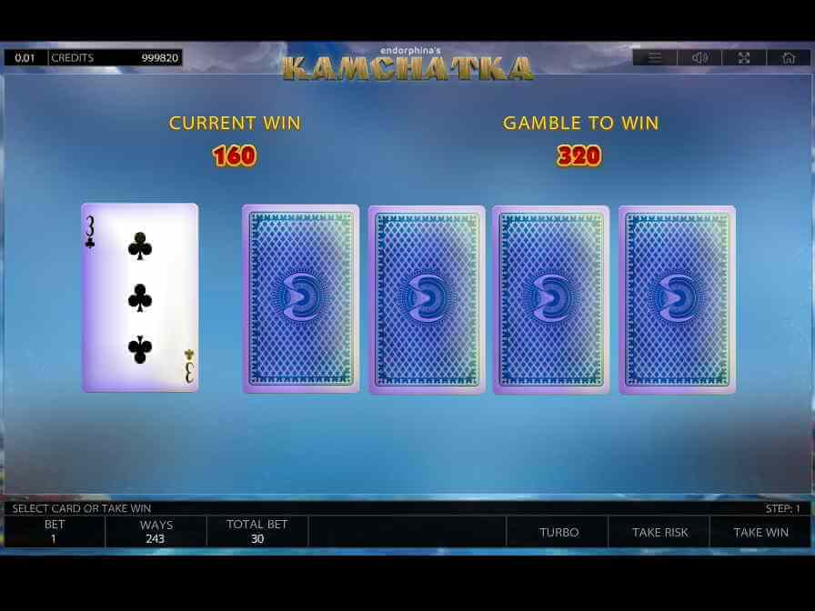 Рискованная игра на удвоение в слоте Камчатка от Эвоплей